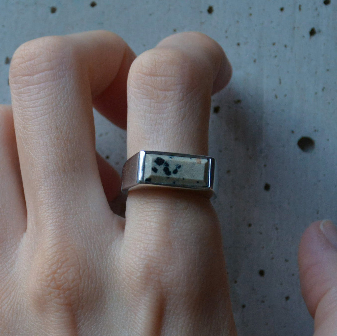 Dalmatian jasper(ダルメシアンジャスパー)Ring