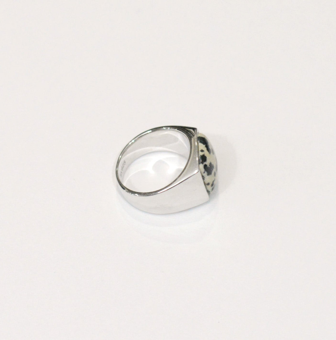 Dalmatian jasper(ダルメシアンジャスパー)Signet Ring