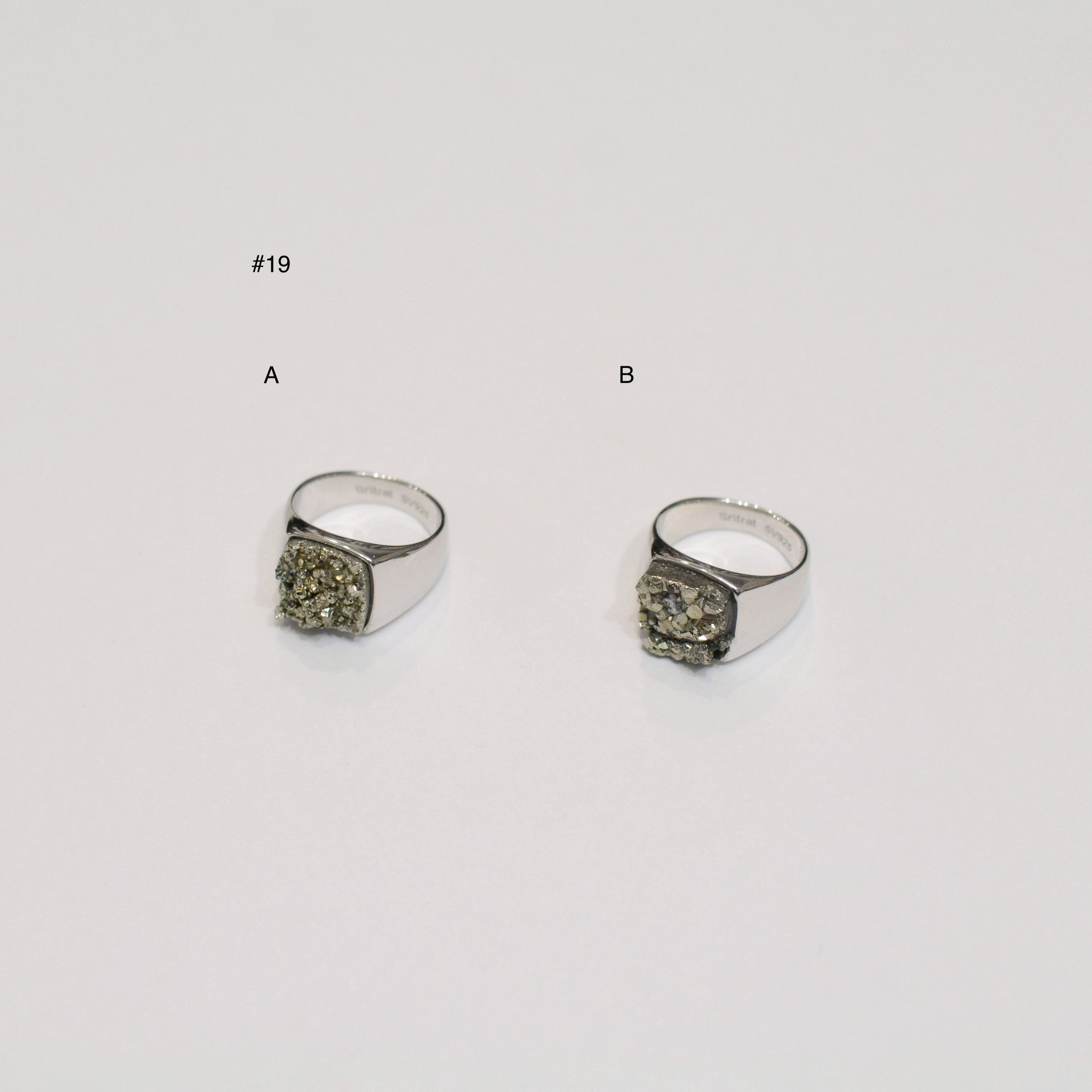 Pyrite(パイライト)Signet Ring