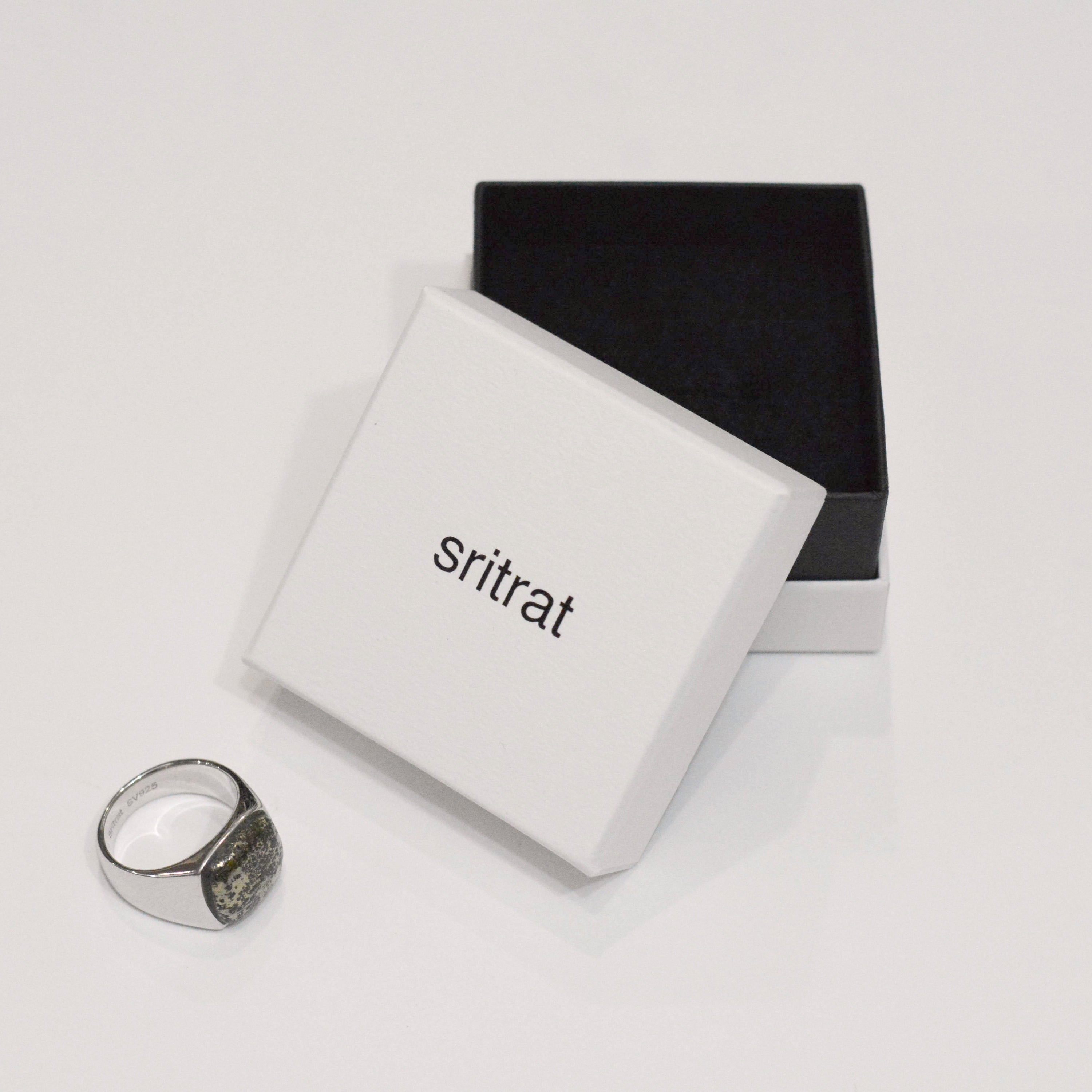 Chalco Pyrite(チャルコパイライト)Signet Ring