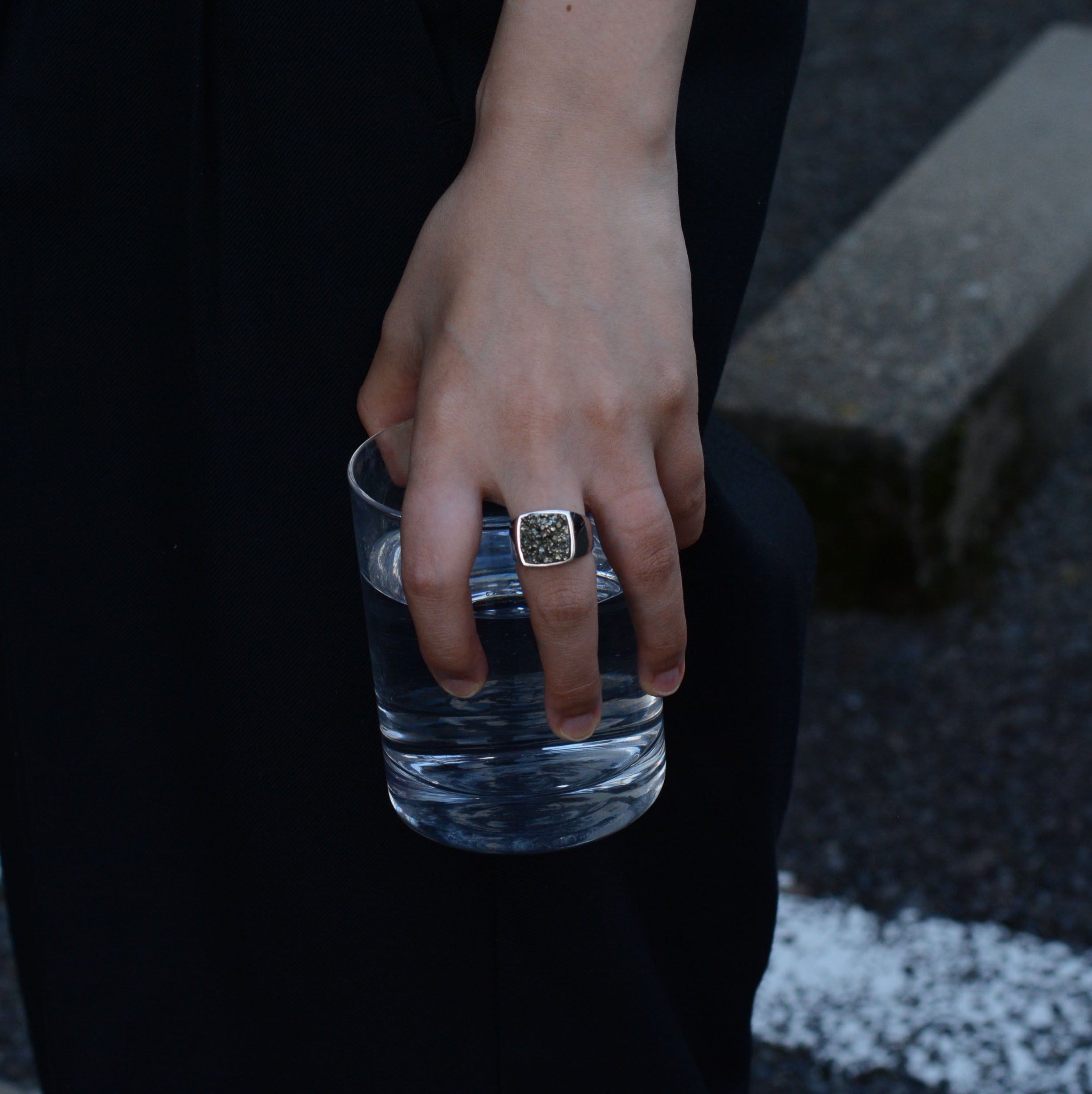 Pyrite(パイライト)Signet Ring