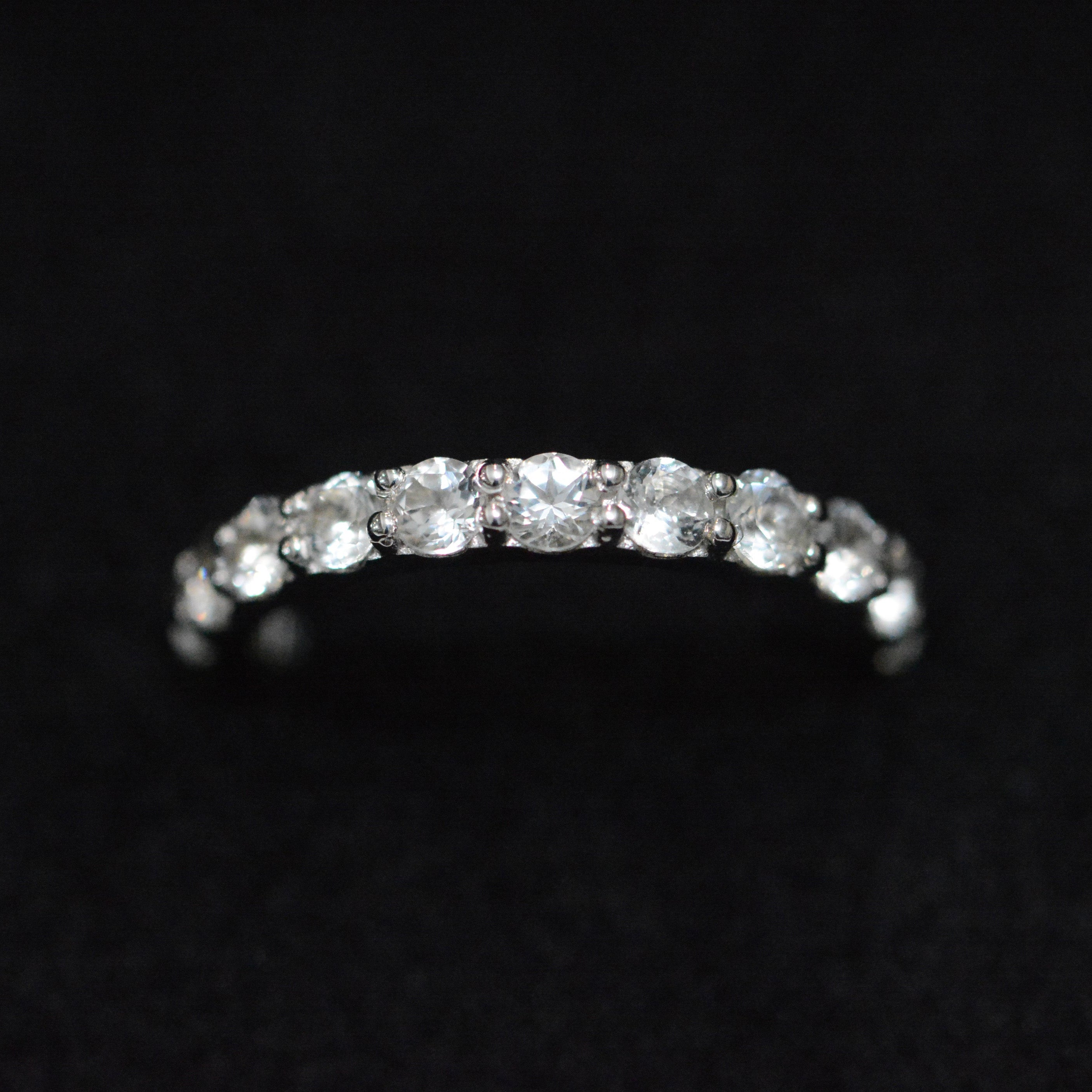 White Sapphire Ring