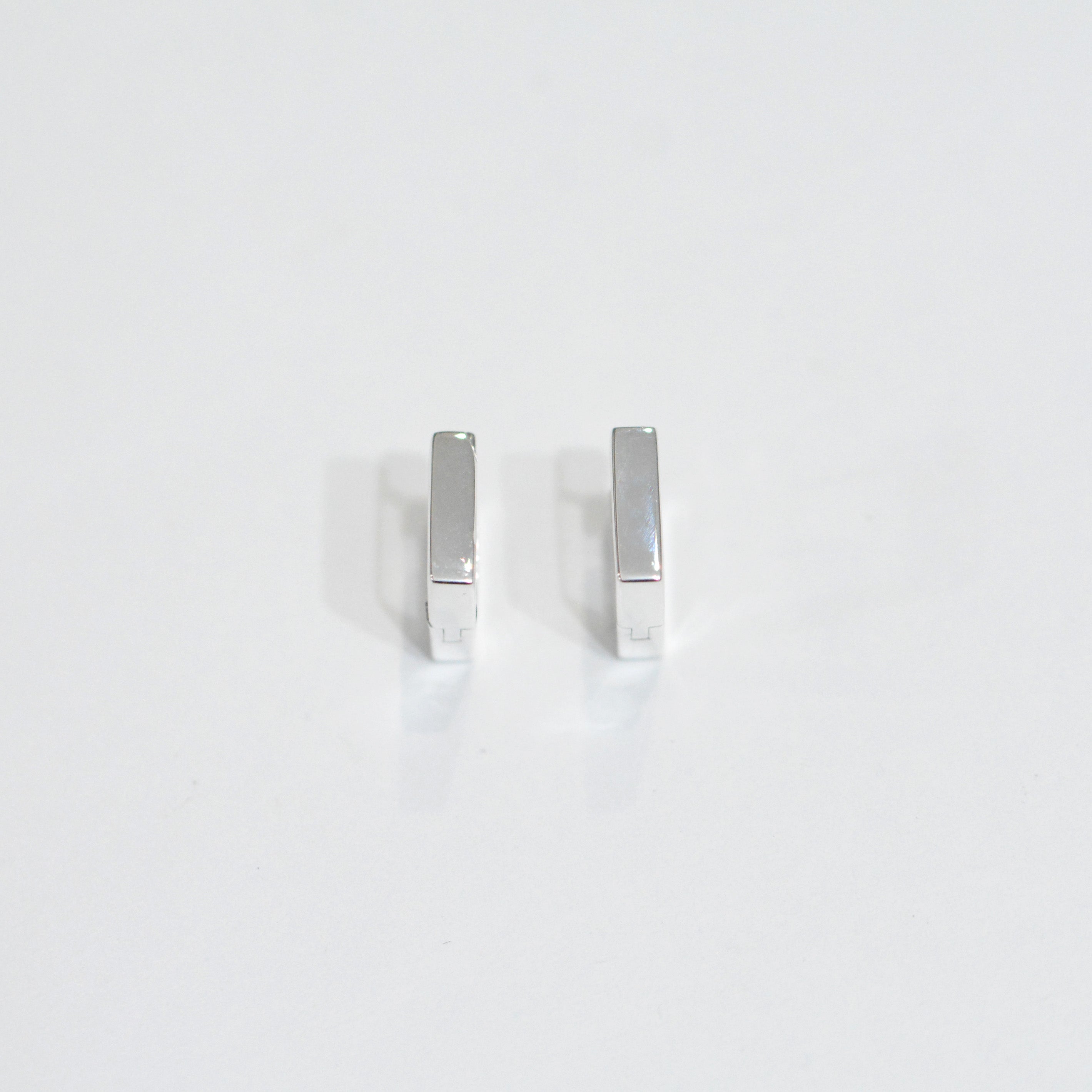 Silver Cube Small Pierce