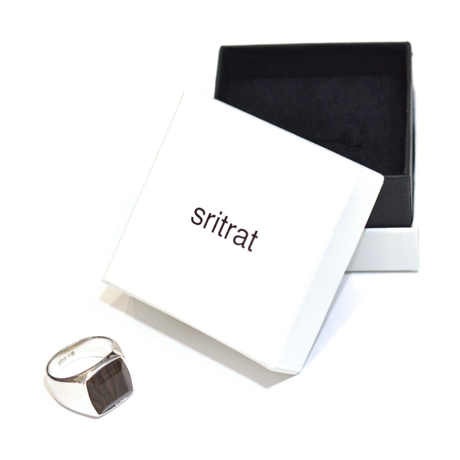 Chocolate jasper(チョコレートジャスパー)Signet Ring