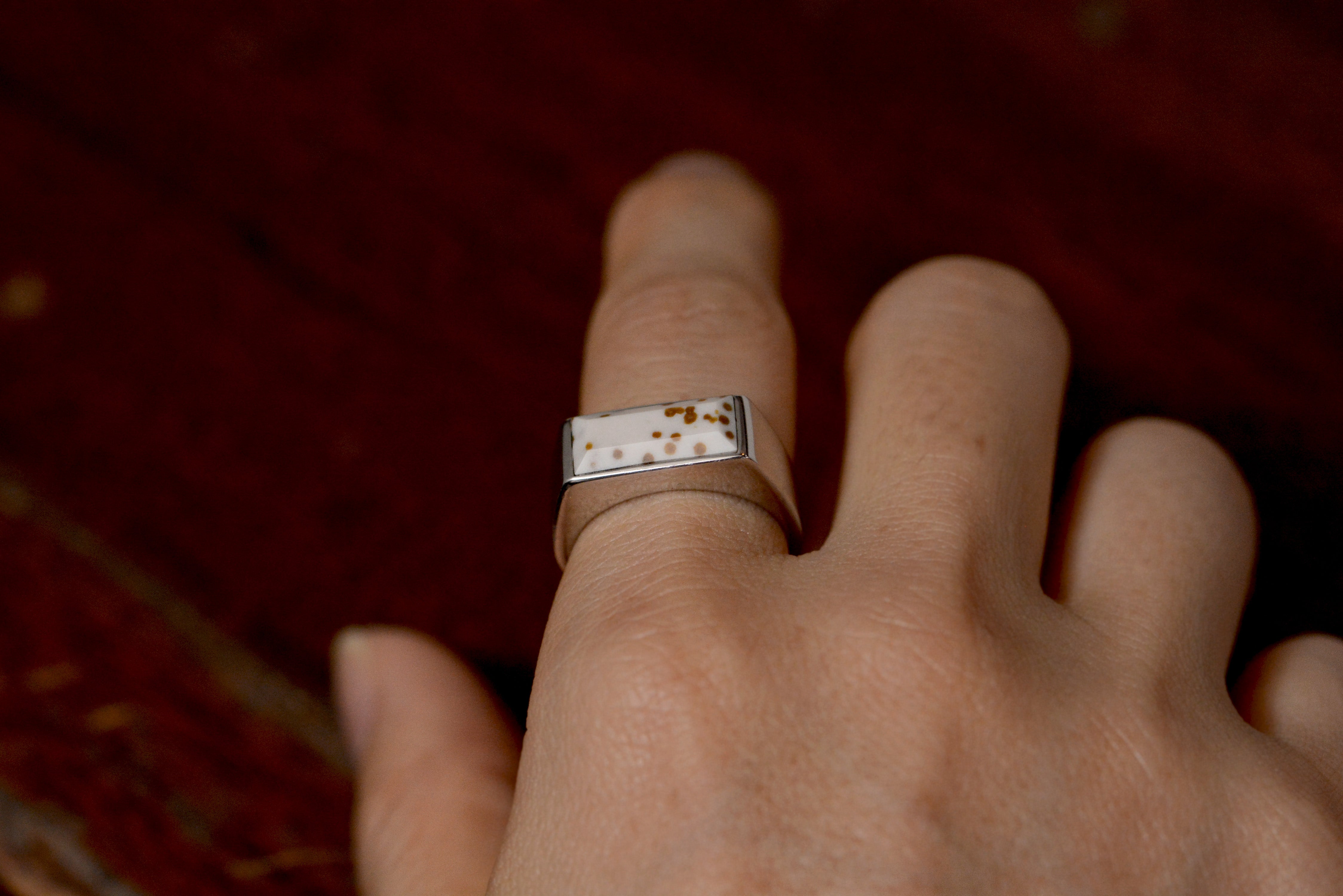 Latte jasper(ラテジャスパー)Ring