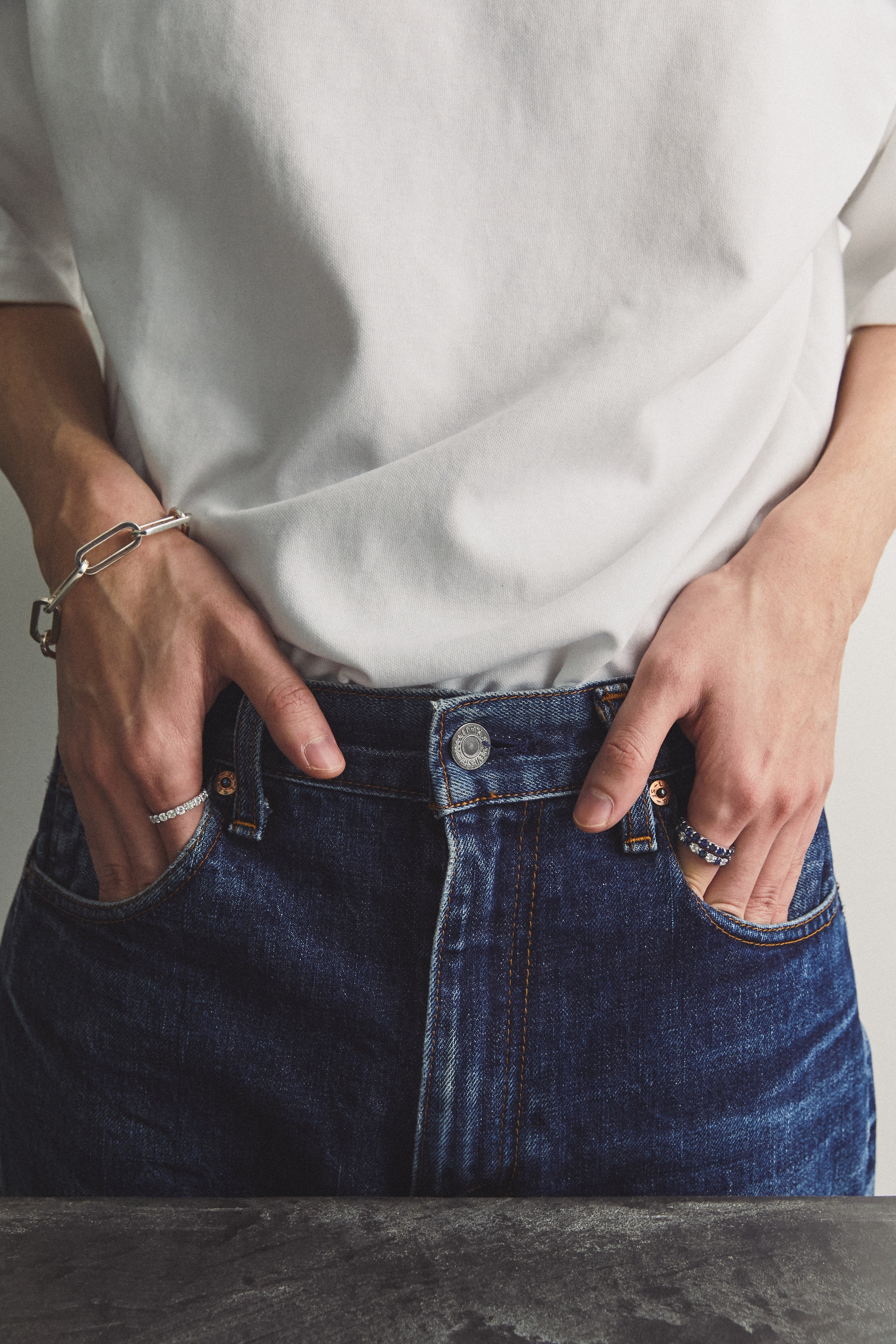 Gold Oval Chain Bracelet