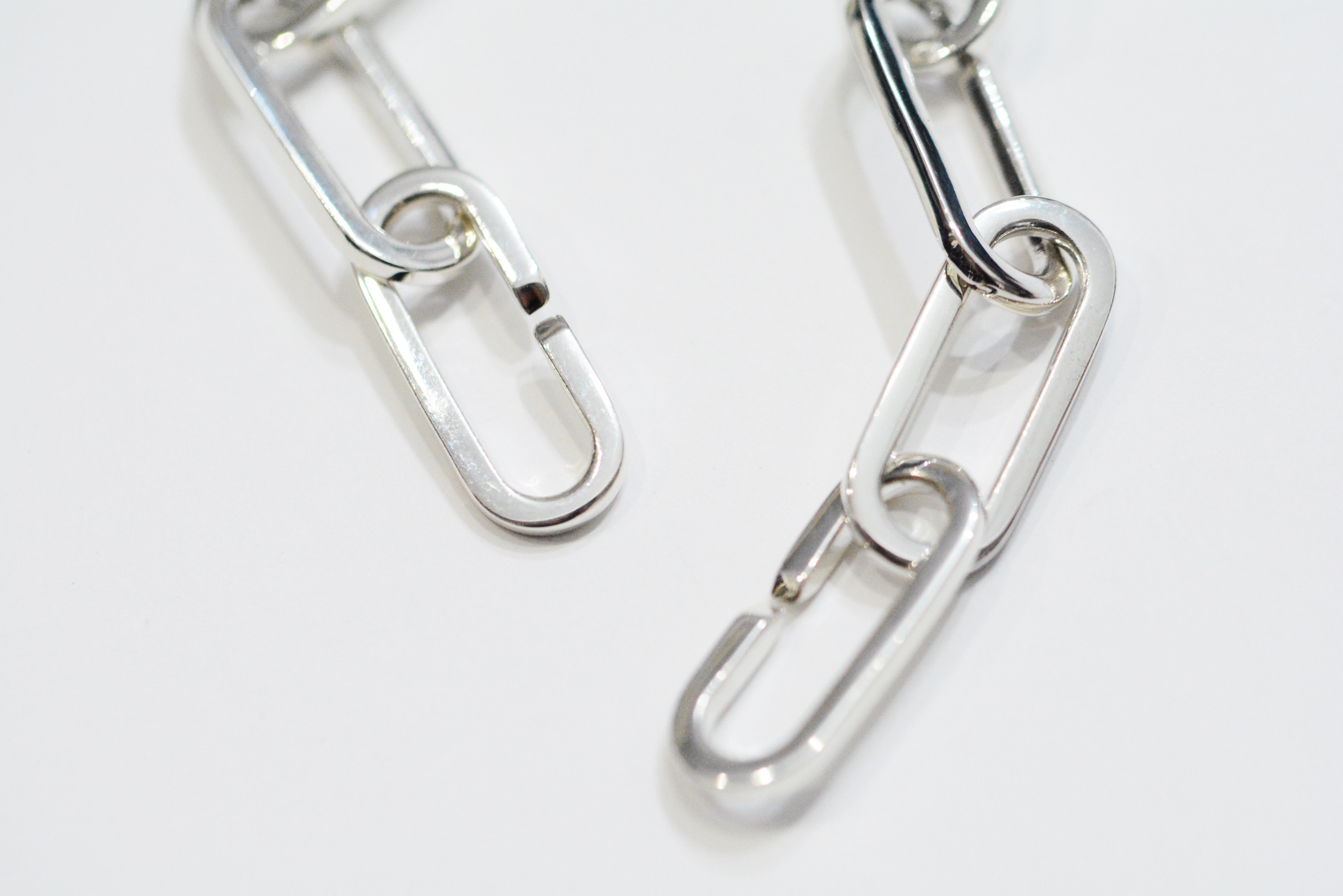 Silver Oval Chain Bracelet