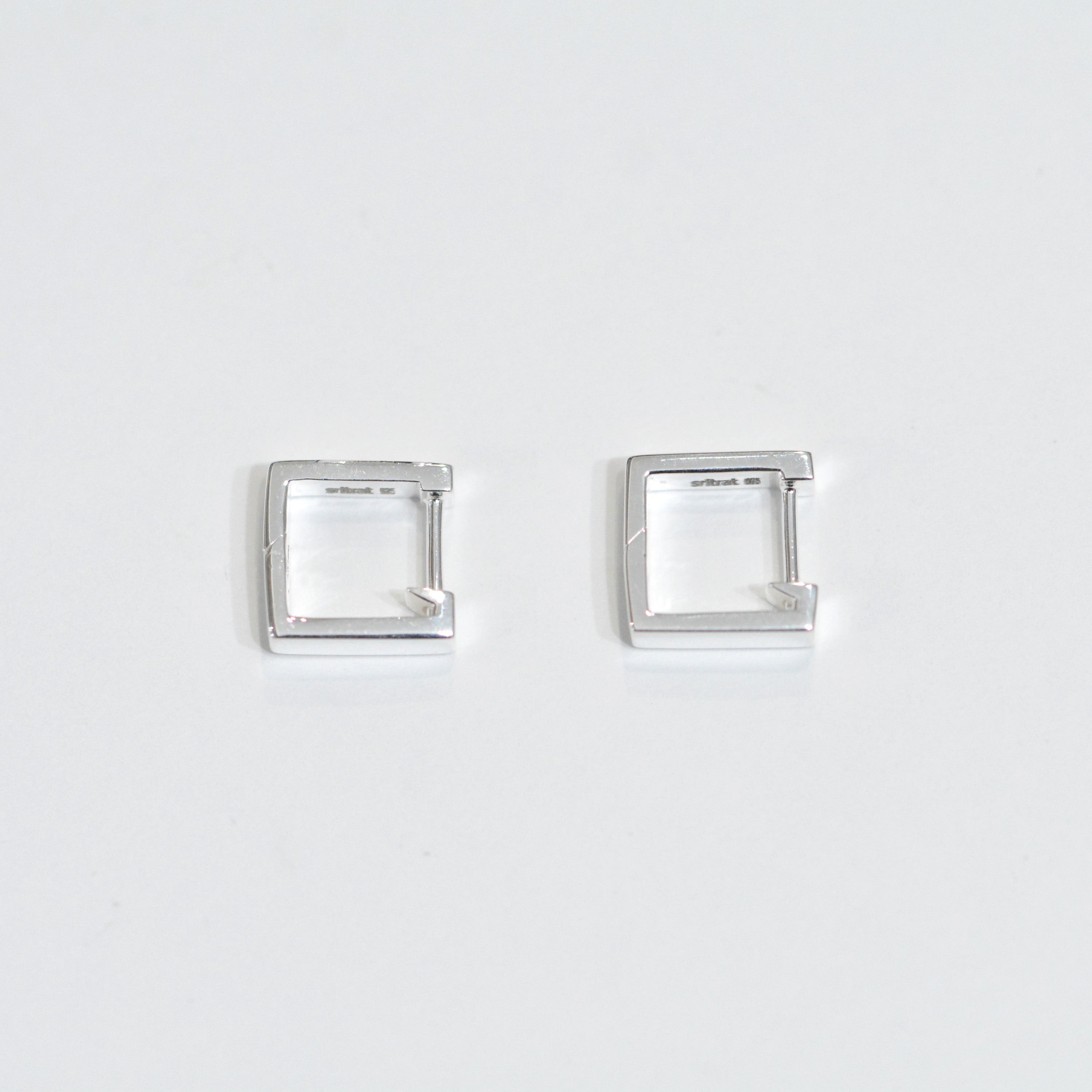 Silver Cube Small Pierce