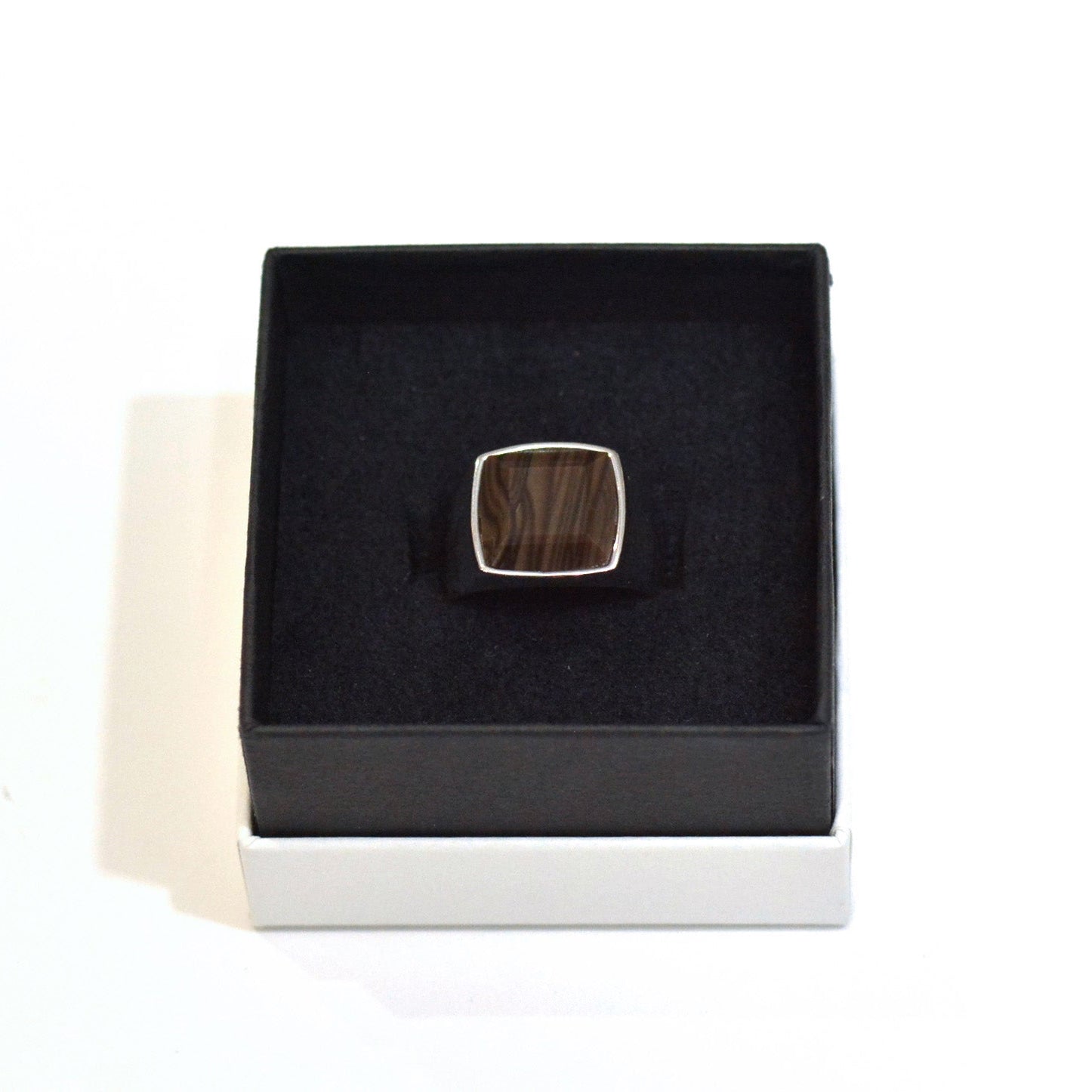 Chocolate jasper（チョコレートジャスパー）Signet Ring
