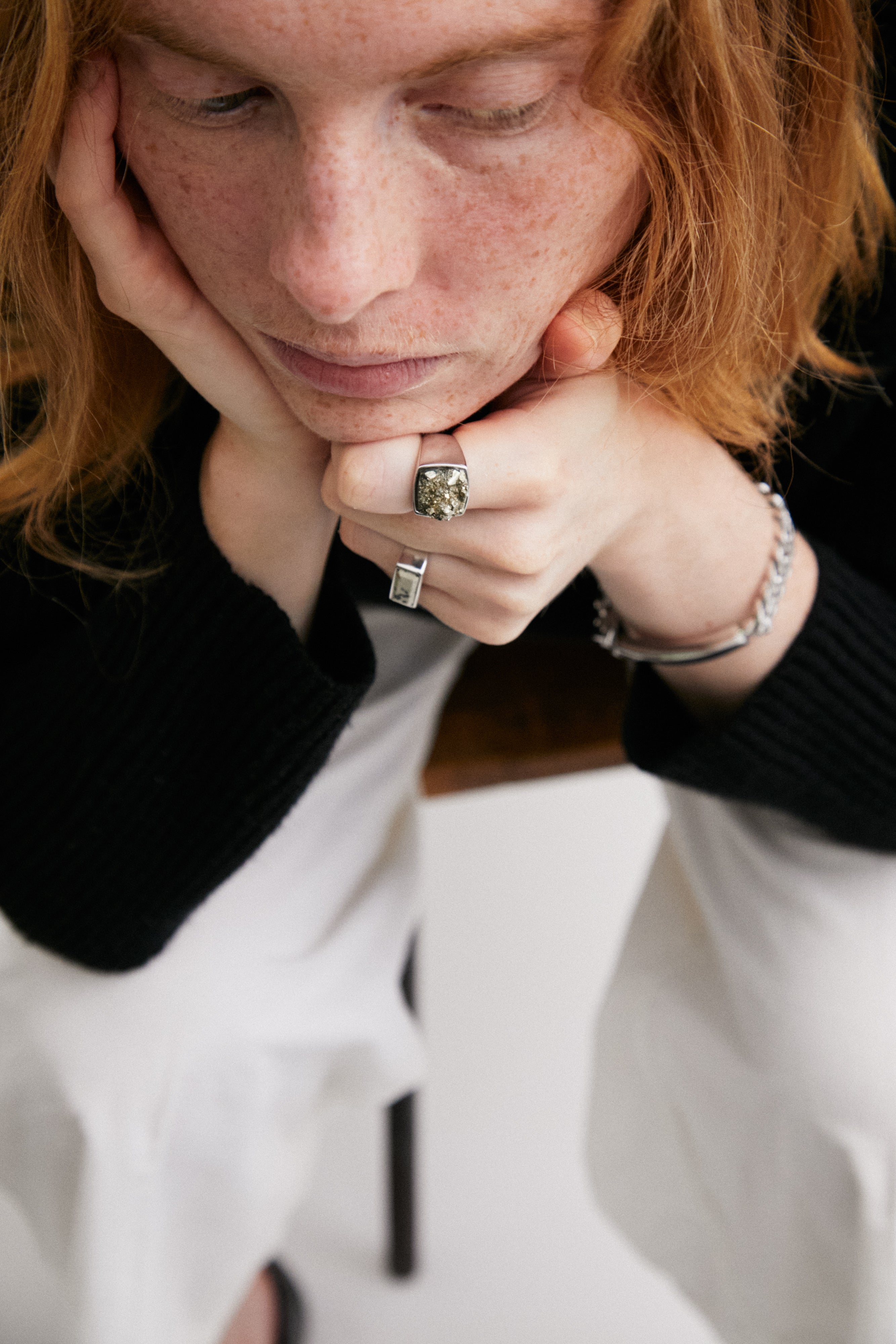 Pyrite（パイライト）Signet Ring