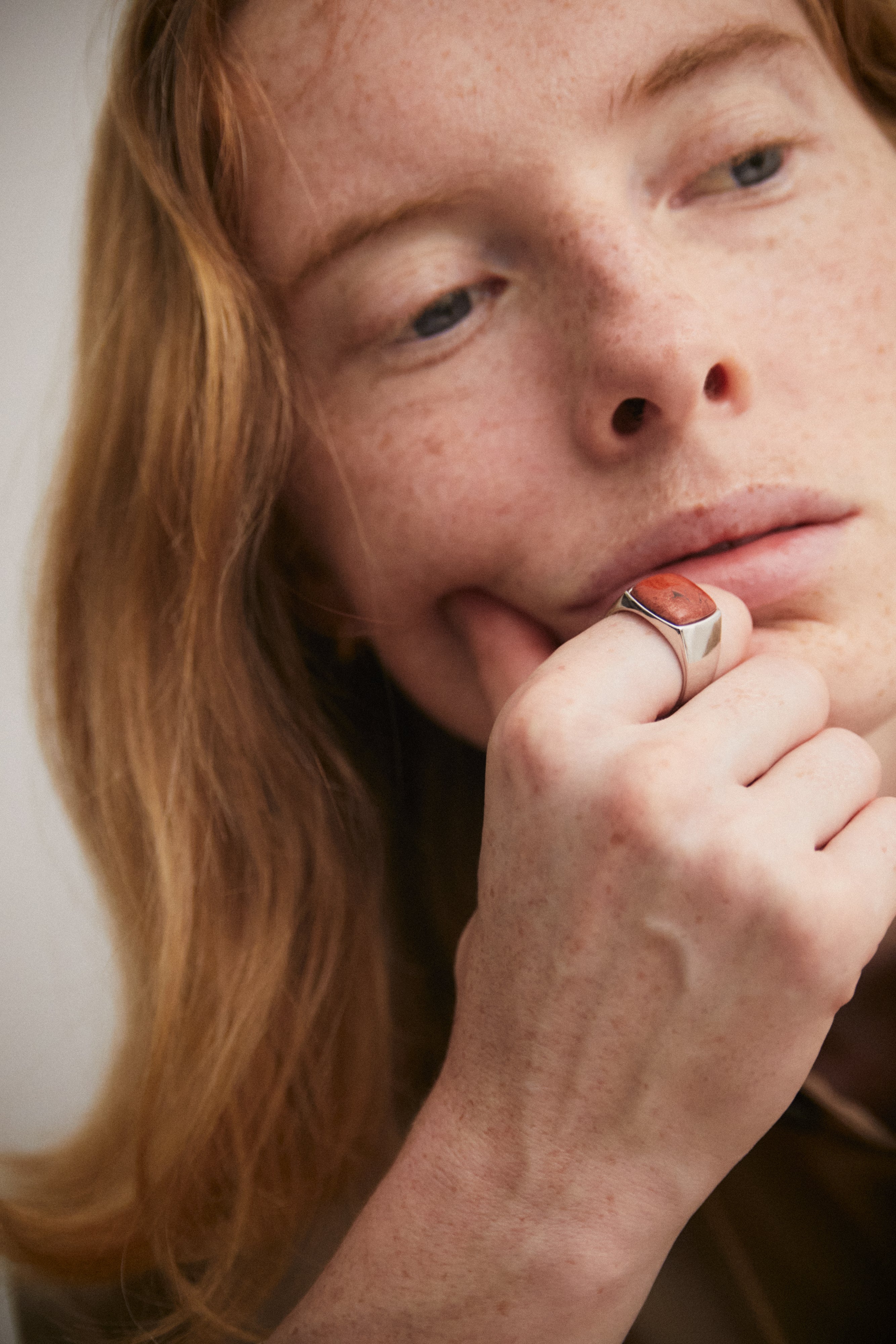 Red jasper（レッドジャスパー）Signet Ring